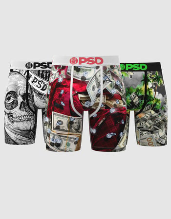 PSD Cash Island 3 Pack Mens Boxer Briefs Primary Image