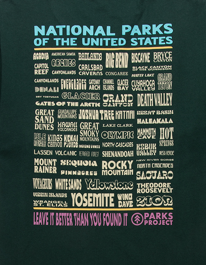 PARKS PROJECT National Parks Lineup Mens Pocket Tee image number 2