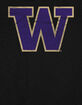THE UNIVERSITY OF WASHINGTON Distressed Primary Logo Womens Baby Rib Tee image number 3