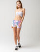 VANS Spiraling Tie Dye Womens Sweat Shorts image number 4