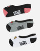 VANS 3 Pack Eat Feelings Canoodle Womens No Show Socks image number 1