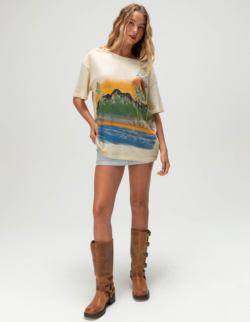 ROXY Ko'olau Scenic Womens Boyfriend Tee image number 1