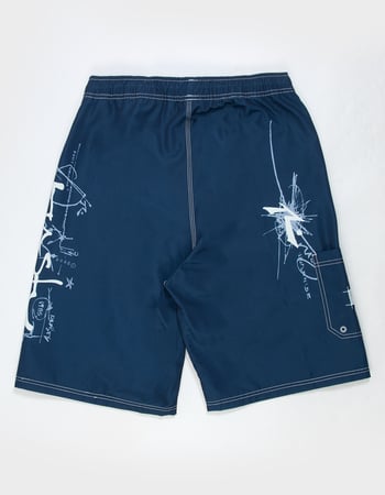 RUSTY Crisis Mens 23" Hybrid Waist Boardshorts Alternative Image