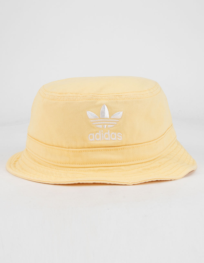 ADIDAS Originals Washed Womens Yellow Bucket Hat image number 0