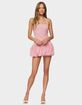 EDIKTED Pinstripe Bubble Skirt Mini Dress image number 4