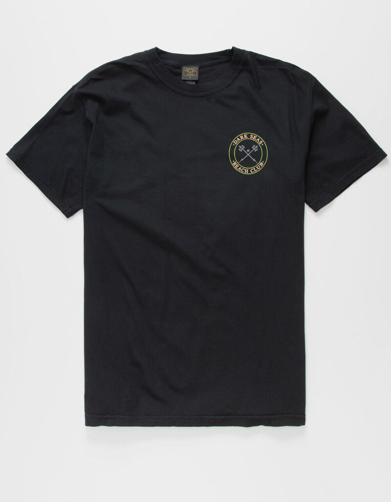 DARK SEAS Beach Club Mens T-Shirt - BLACK - 394964100