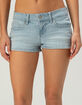 RSQ Womens Butterfly Low Rise Embroidered Micro Shorts image number 3