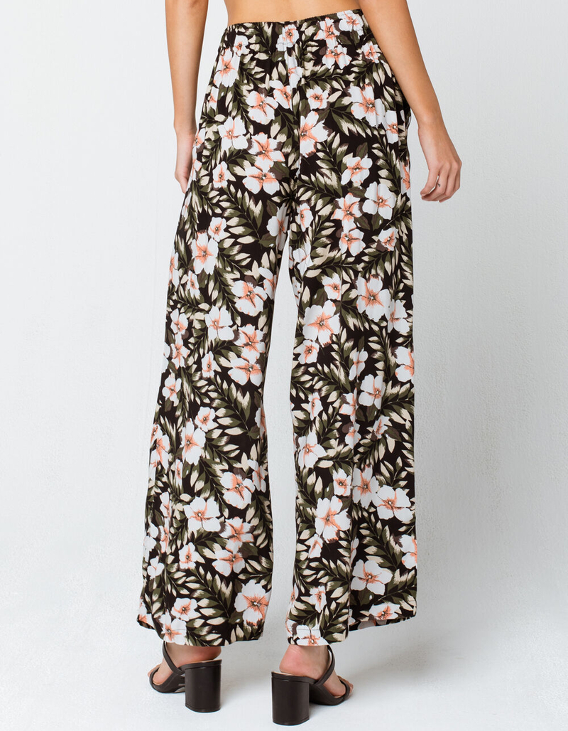 VOLCOM Coco Beach Womens Black Belted Pants image number 2