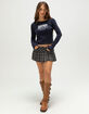 FULL TILT LA Photo Womens Long Sleeve Baby Tee image number 2