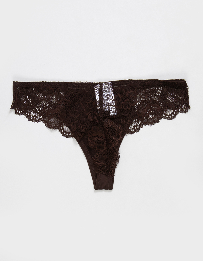 FULL TILT Micro Lace Thong image number 1