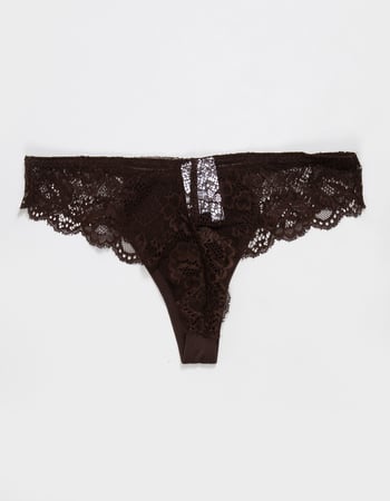 FULL TILT Micro Lace Thong Alternative Image