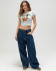 ED HARDY Twice Shy Womens Baby Tee image number 4
