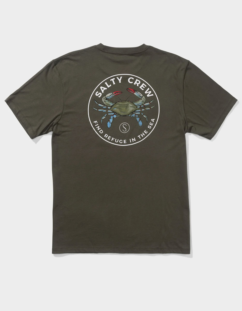 SALTY CREW Blue Crabber Mens Tee image number 0