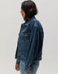 GUESS JEANS Womens Oversize Denim Jacket image number 4