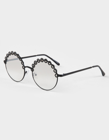 RSQ Metal Flower Hippie Sunglasses Primary Image