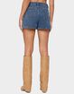 EDIKTED Milena High Rise Denim Shorts image number 3