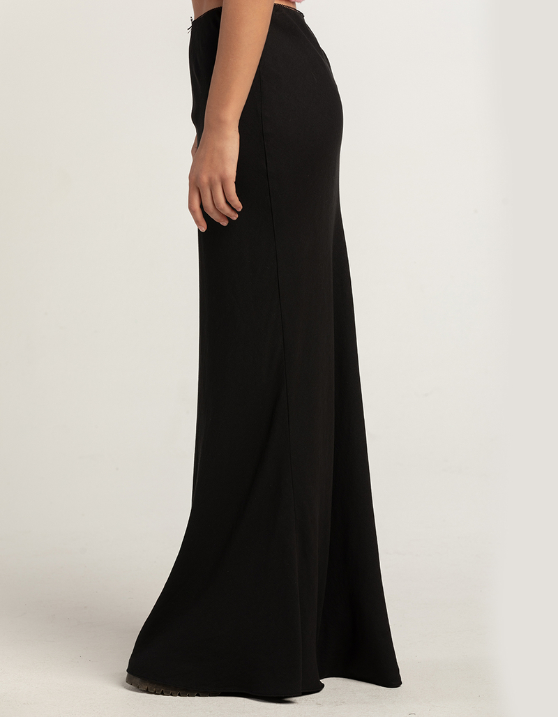 COTTON CANDY LA Womens Linen Maxi Skirt image number 2