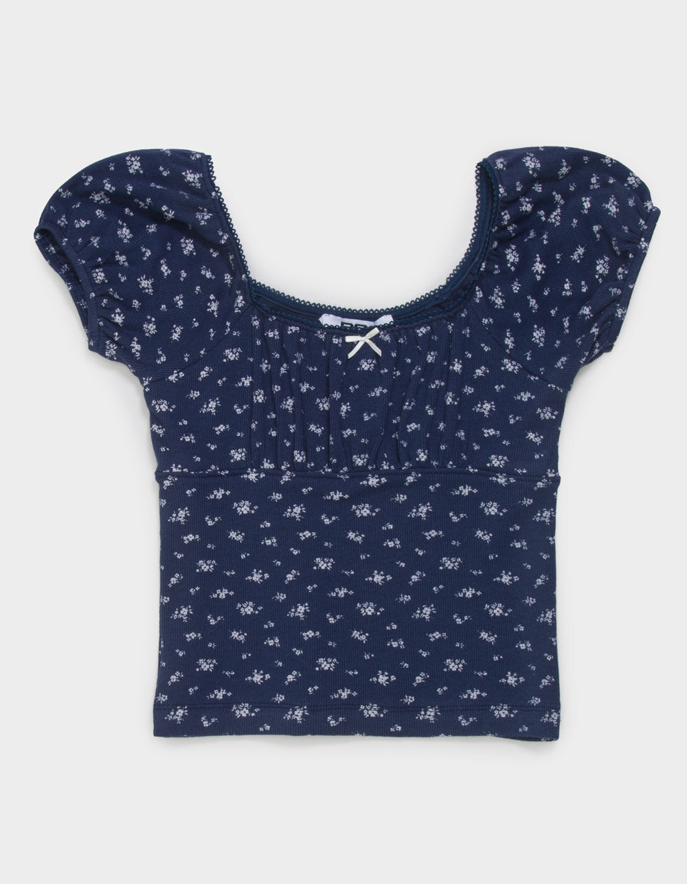 RSQ Girls Ditsy Emma Top - NAVY | Tillys