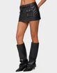 EDIKTED Zaira Faux Leather Cargo Mini Skort image number 2