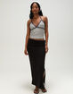 TILLYS Womens Fold Over Maxi Skirt image number 1