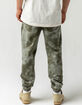 RSQ Tie Dye Mens Olive Jogger Sweatpants image number 4