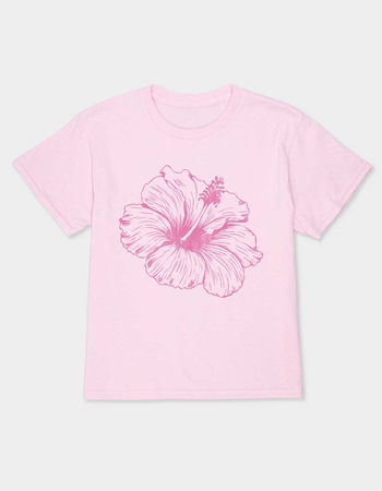 HIBISCUS Bloom Distressed Unisex Kids Tee Primary Image