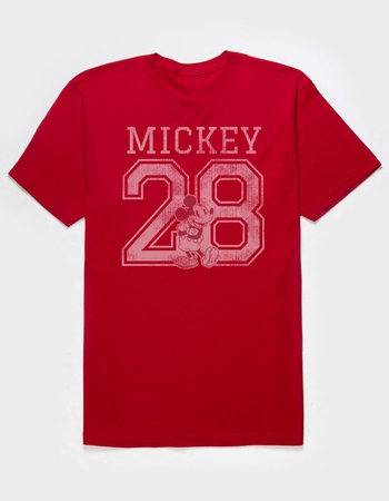 DISNEY Mickey 28 Distressed Unisex Tee Primary Image