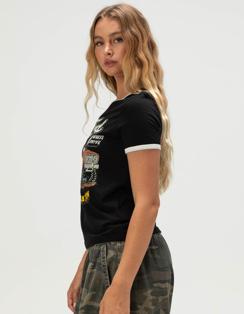 BRIXTON x Ford Mud Marathon Womens Ringer Tee image number 2