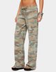 EDIKTED Kenan Straight Leg Camo Sweatpants image number 2