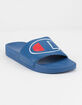 CHAMPION IPO Blue Boys Slide Sandals image number 1