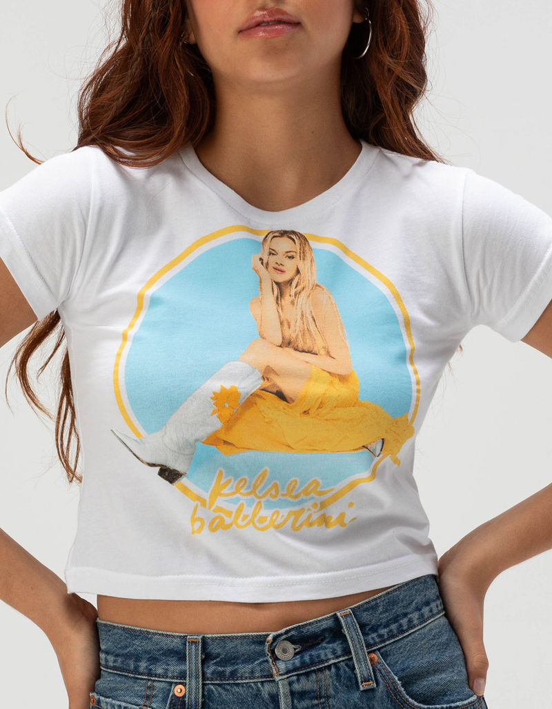 KELSEA BALLERINI Womens Baby Tee image number 3