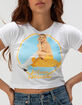 KELSEA BALLERINI Womens Baby Tee image number 4