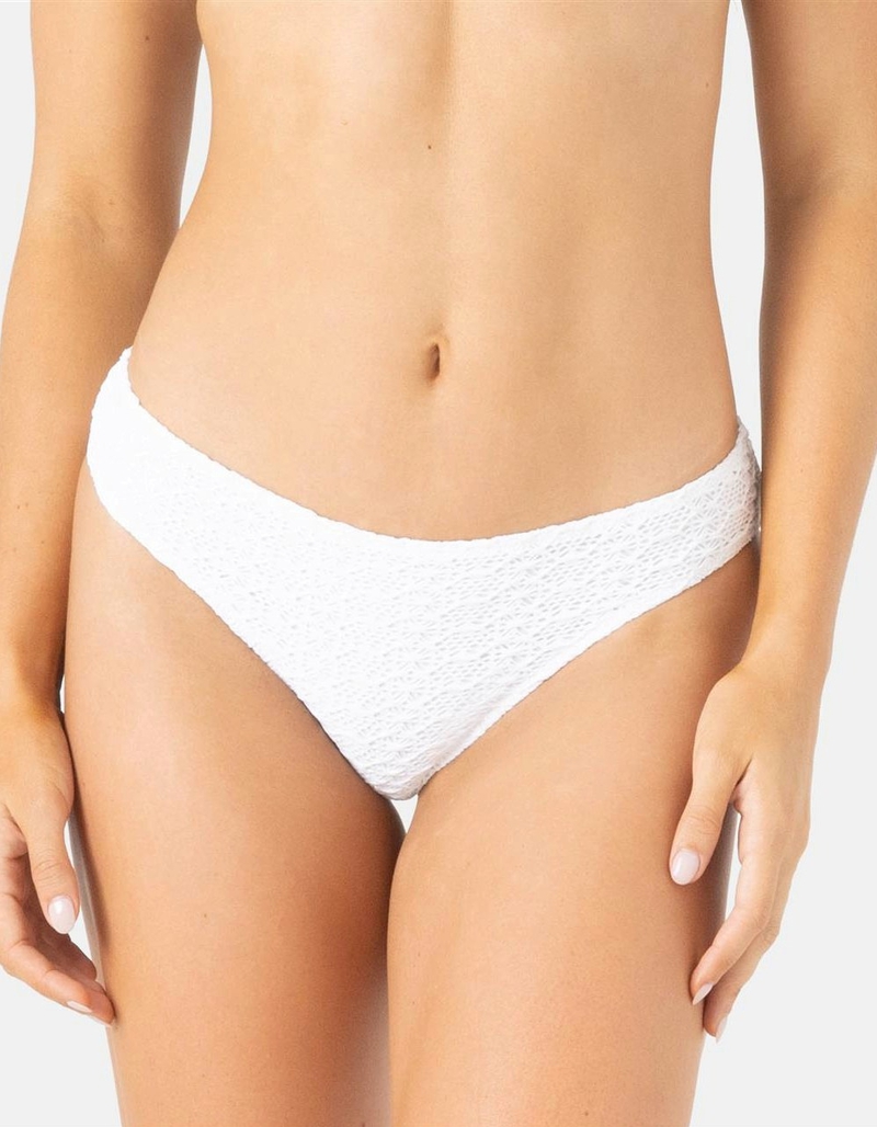 ROXY Crochet Hipster Full Bikini Bottoms image number 0