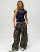 FULL TILT Hibiscus Womens Baby Tee image number 2