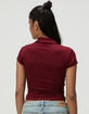 RSQ Womens Button Front Polo Shirt image number 4