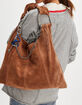 FREE PEOPLE Bobbi Slouch Suede Tote Bag image number 4