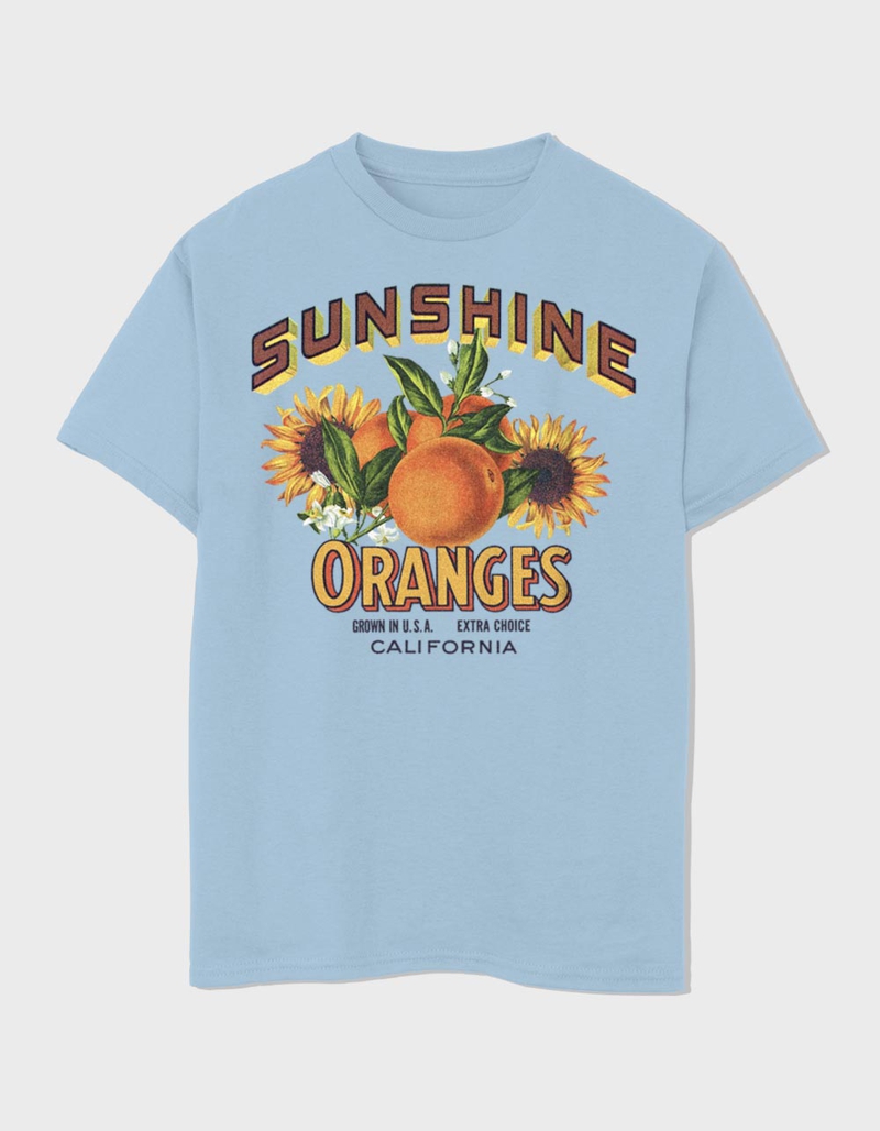 ORANGES Sunshine Sunflowers Unisex Kids Tee image number 0