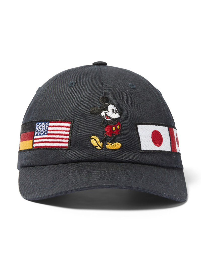 HUF x Disney Mickey Mouse Worldwide Snapback Hat image number 1