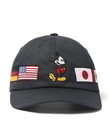 HUF x Disney Mickey Mouse Worldwide Snapback Hat Alternative Image