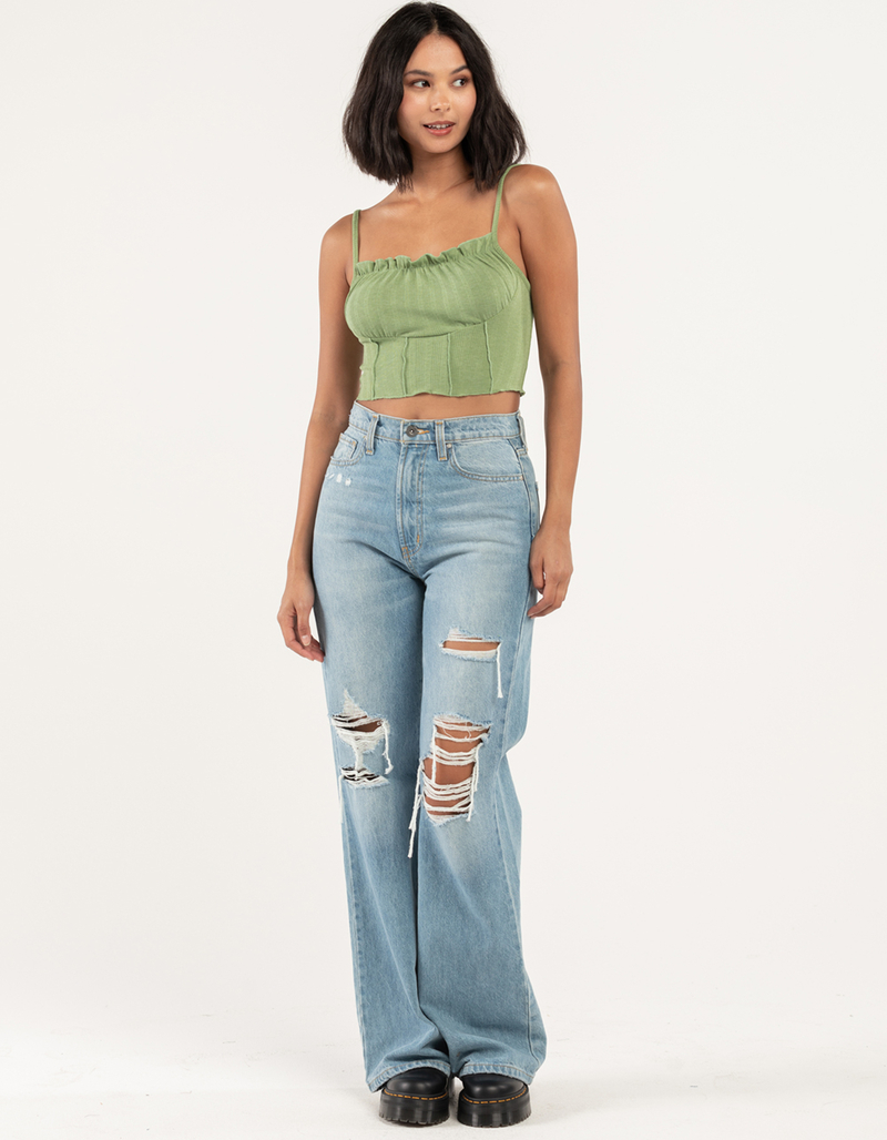 WEST OF MELROSE Womens Pointelle Emma Tank Top image number 3