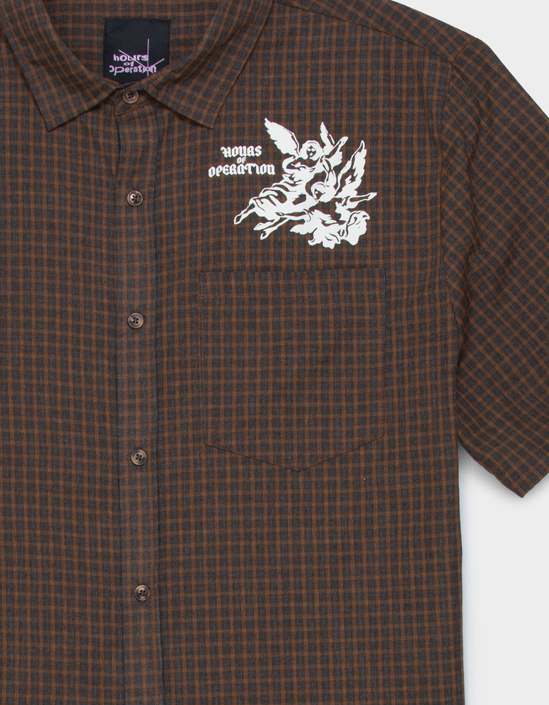 HOURS OF OPERATION After Hours Mens Button Up Shirt image number 3