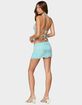 EDIKTED Nelley Backless Beaded Sequin Chiffon Top image number 4