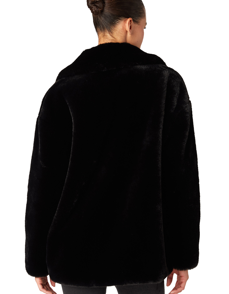 BLANK NYC Fuzzy Paws Faux Fur Womens Jacket image number 3