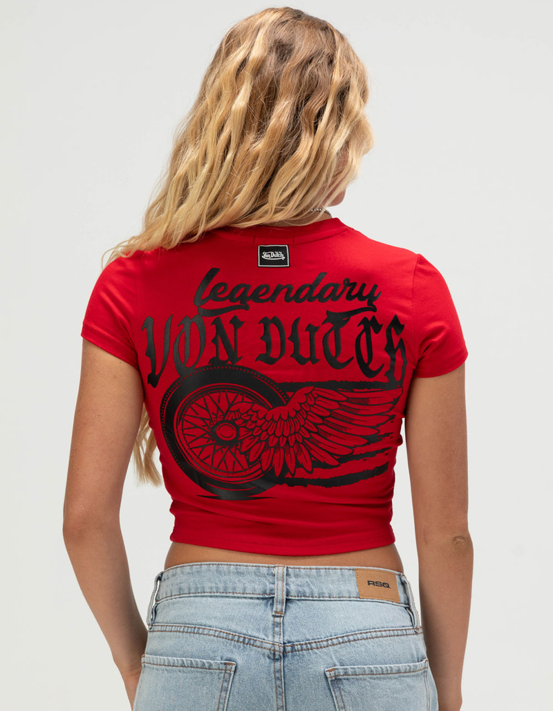 VON DUTCH Legendary Womens Baby Tee image number 0