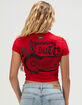 VON DUTCH Legendary Womens Baby Tee image number 1