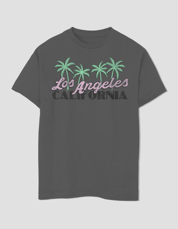 DESTINATION Los Angeles California Palms Unisex Kids Tee Primary Image