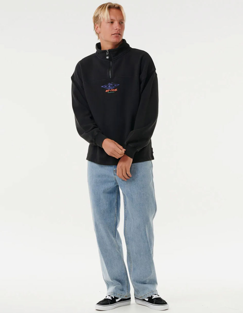 RIP CURL Quest Quarter Zip Mens Sweatshirt image number 5