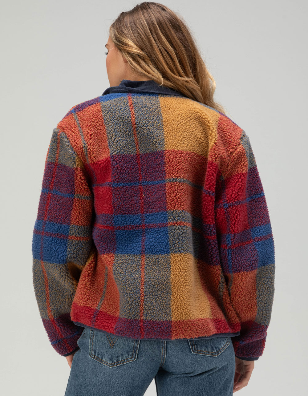 BRIXTON Delilah Womens Sherpa Jacket - MULTI | Tillys