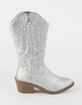 STEVE MADDEN JSalty Girls Cowboy Boots image number 2