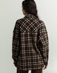 TIMING Plaid Womens Shacket image number 3